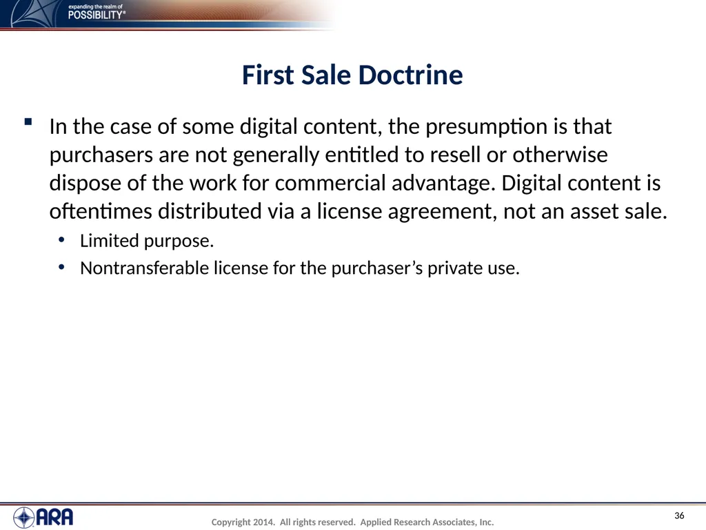 NCHRP 20-89 - Intellectual Property Management - slide 36 of 100