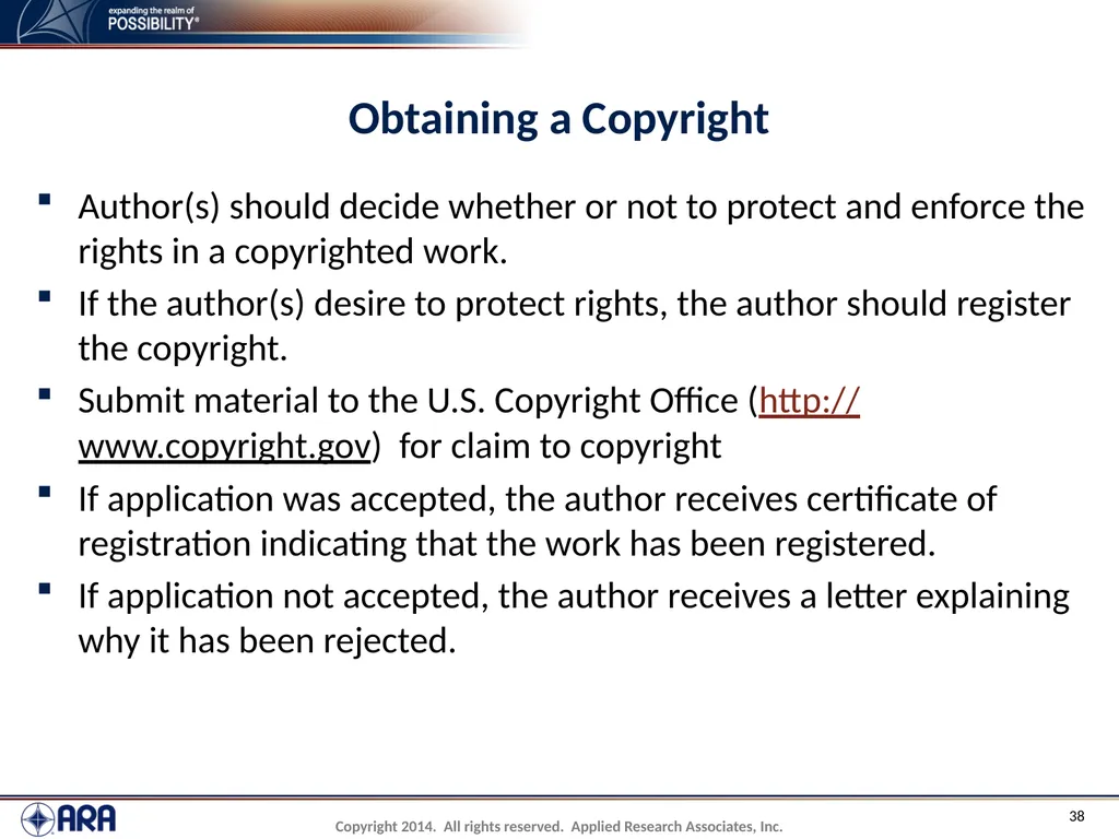 NCHRP 20-89 - Intellectual Property Management - slide 38 of 100