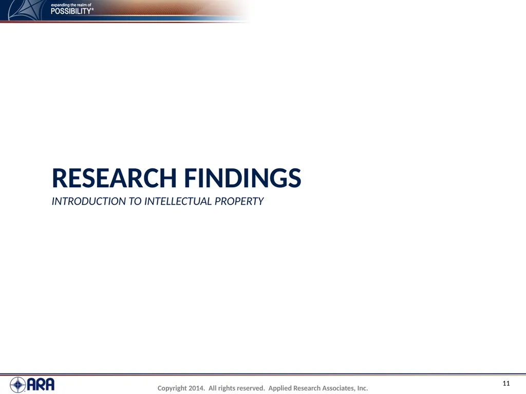 NCHRP 20-89 - Intellectual Property Management - slide 11 of 100