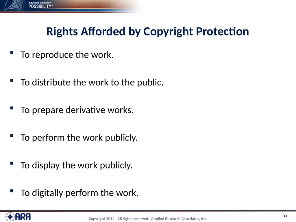 NCHRP 20-89 - Intellectual Property Management - slide 30 of 100