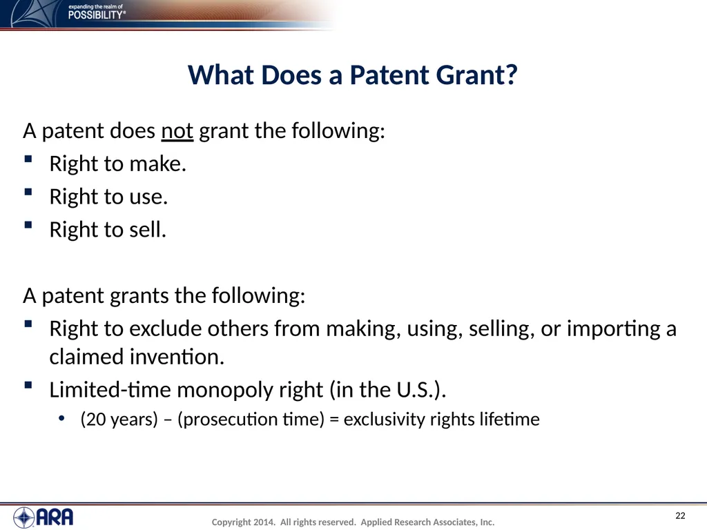 NCHRP 20-89 - Intellectual Property Management - slide 22 of 100