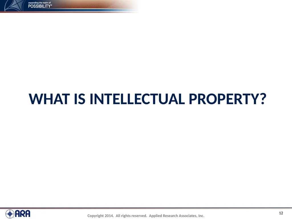 NCHRP 20-89 - Intellectual Property Management - slide 12 of 100