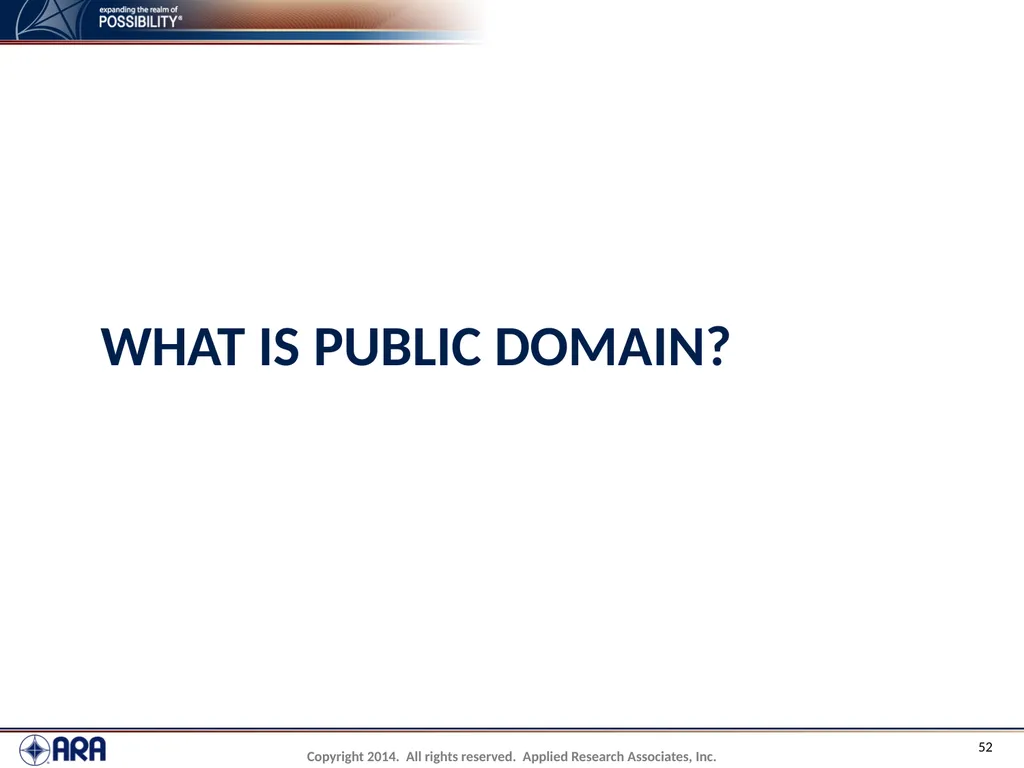 NCHRP 20-89 - Intellectual Property Management - slide 52 of 100