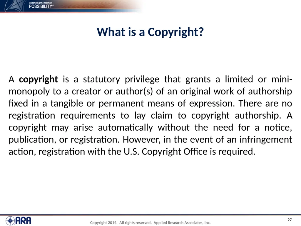NCHRP 20-89 - Intellectual Property Management - slide 27 of 100