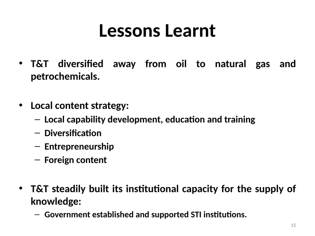 Extractive Industries as a Platform for the - slide 15 of 17