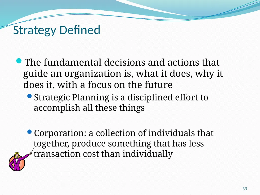 Six Sigma Chad Laux 1 Strategic Model Strategy - slide 35 of 39