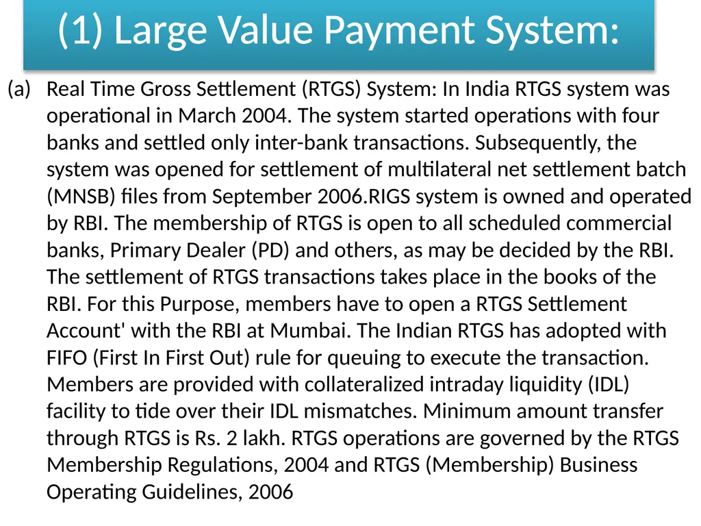 Technology in Banking CHAPTER 6 INTRODUCTION The - slide 20 of 38