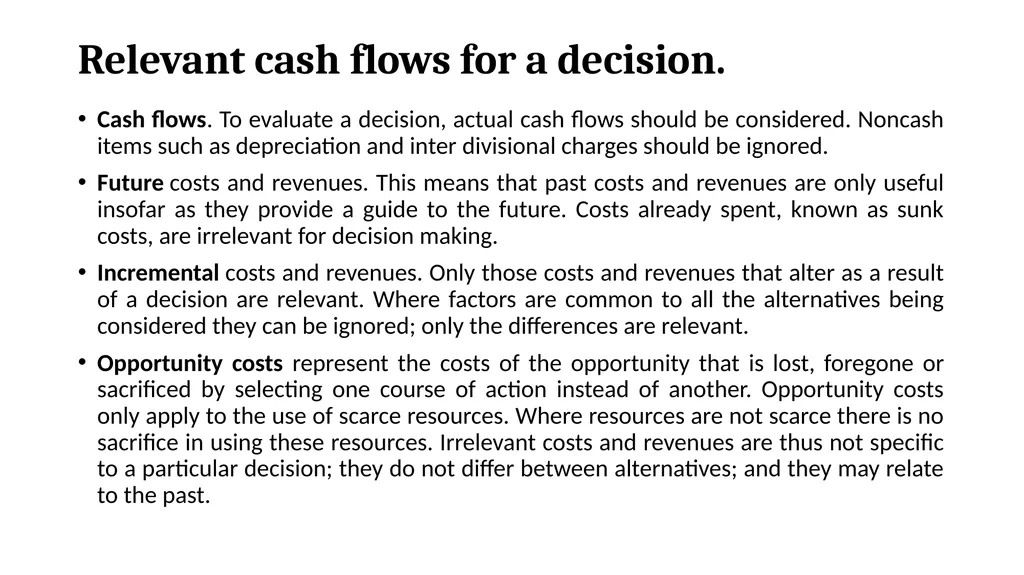 Short Term Decision Making Chathuri Senarath - slide 4 of 18