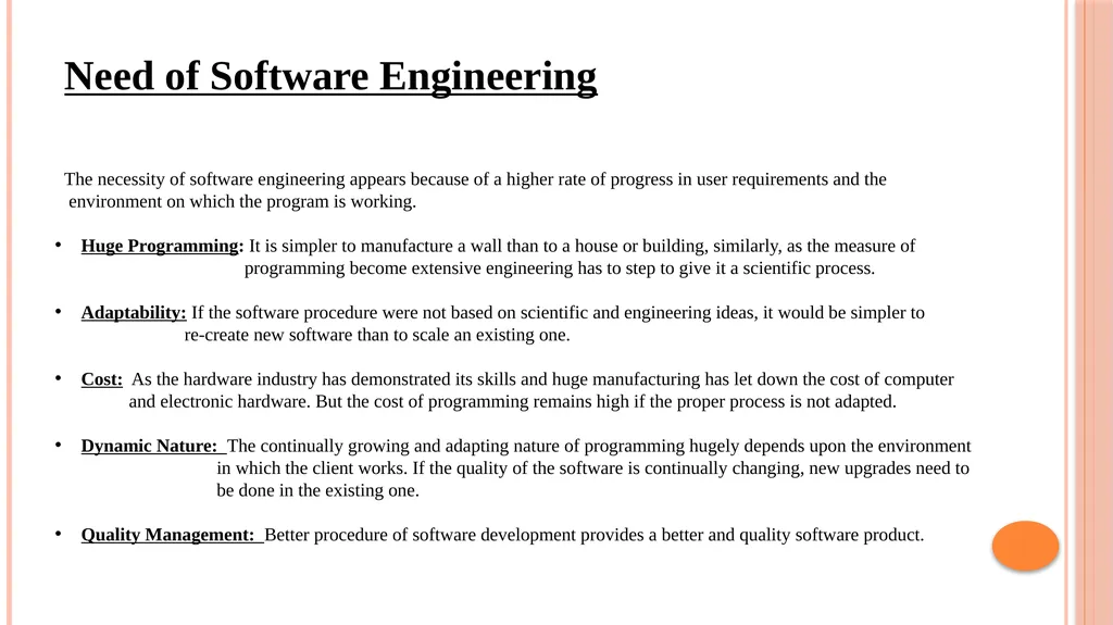 Software Engineering BCA - 4003 Software - slide 5 of 9
