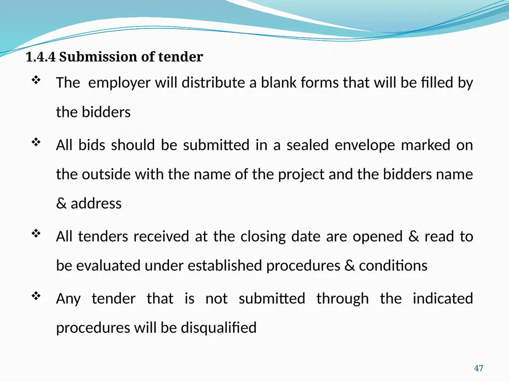 1 COTM 4504: CONTRACT ADMINISTRATION CHAPTER 1 - slide 47 of 55