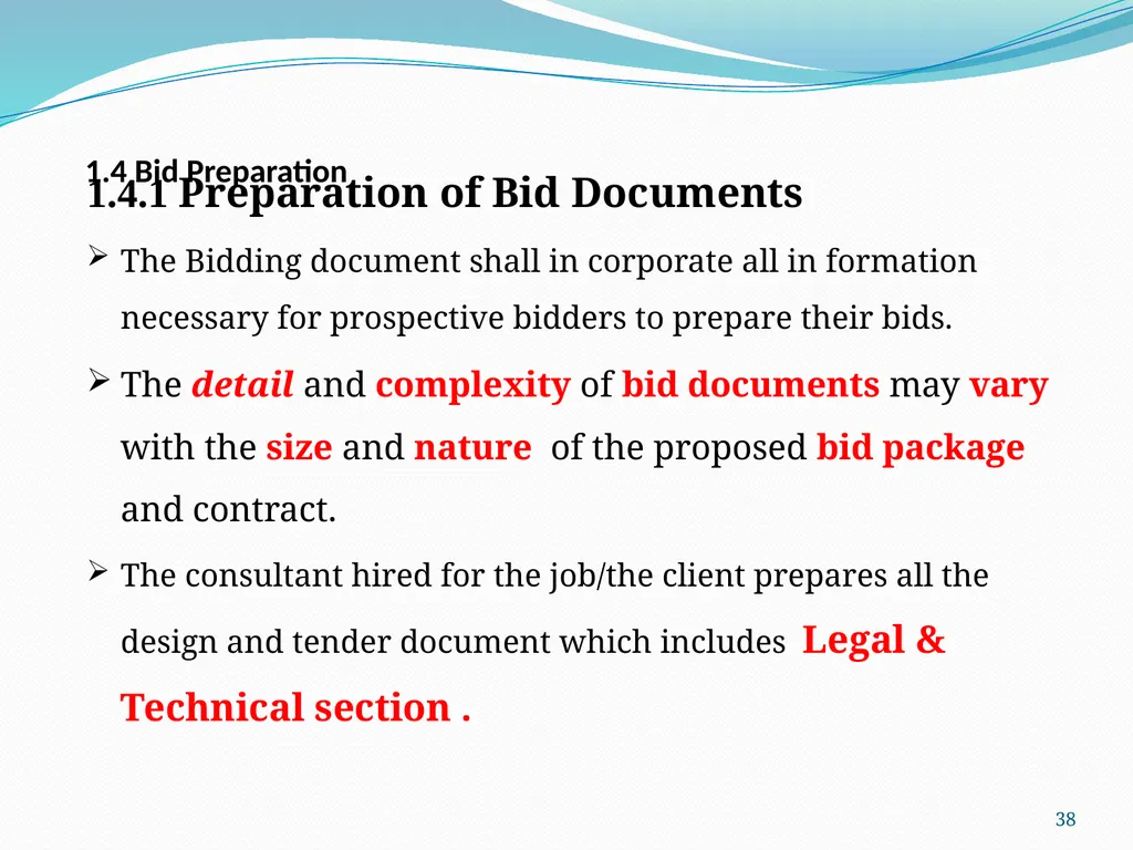 1 COTM 4504: CONTRACT ADMINISTRATION CHAPTER 1 - slide 38 of 55