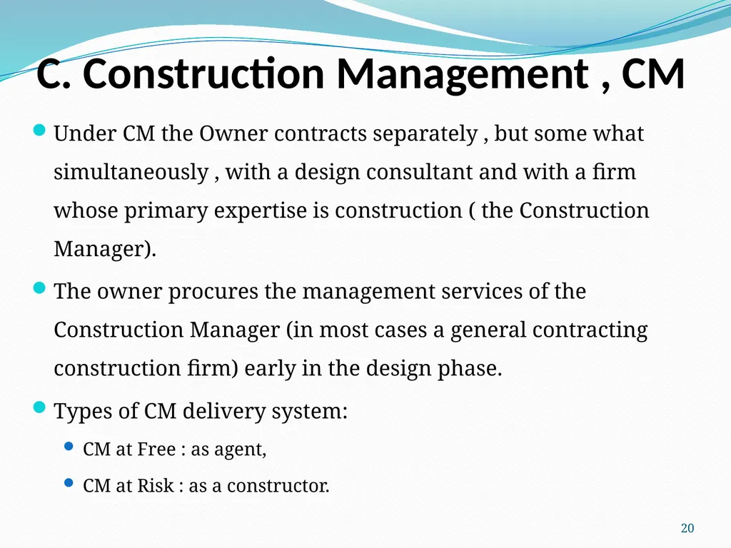 1 COTM 4504: CONTRACT ADMINISTRATION CHAPTER 1 - slide 20 of 55