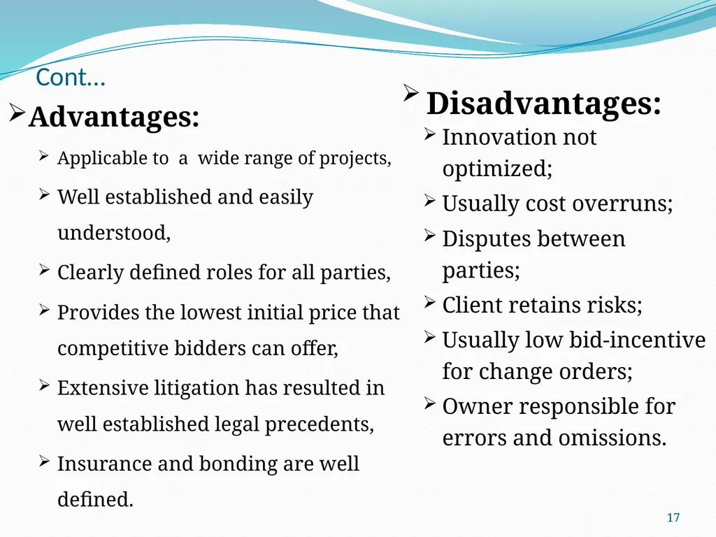 1 COTM 4504: CONTRACT ADMINISTRATION CHAPTER 1 - slide 17 of 55