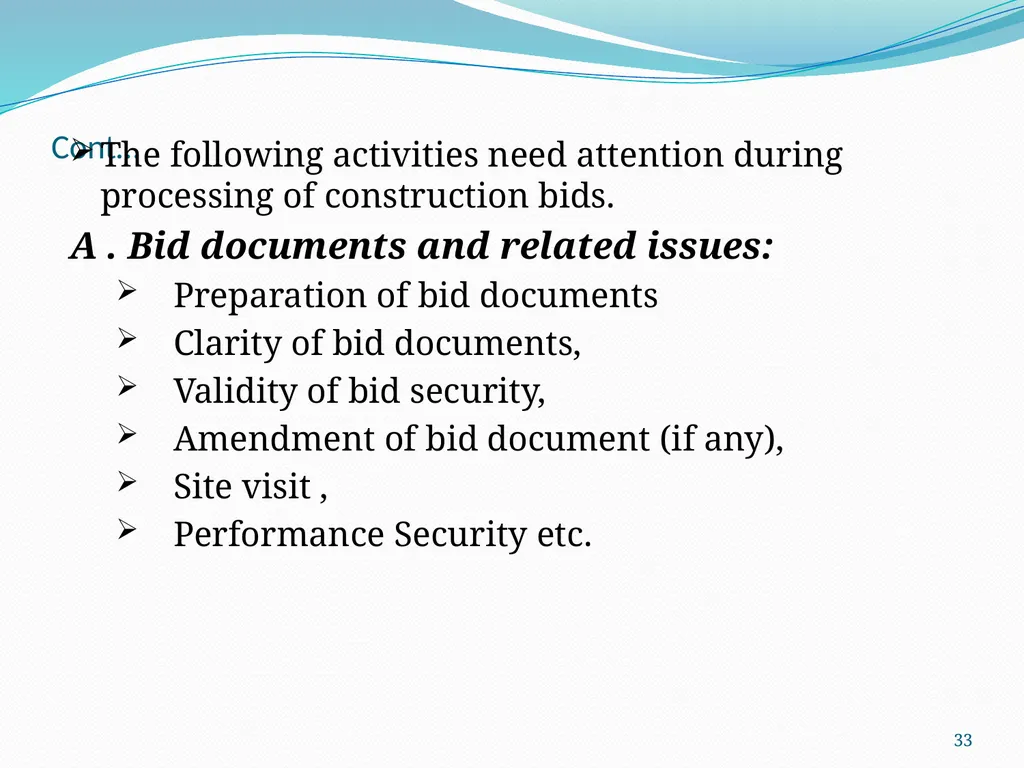 1 COTM 4504: CONTRACT ADMINISTRATION CHAPTER 1 - slide 33 of 55