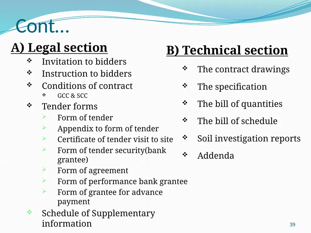 1 COTM 4504: CONTRACT ADMINISTRATION CHAPTER 1 - slide 39 of 55