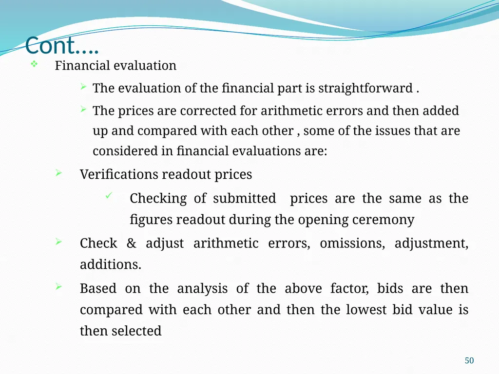 1 COTM 4504: CONTRACT ADMINISTRATION CHAPTER 1 - slide 50 of 55