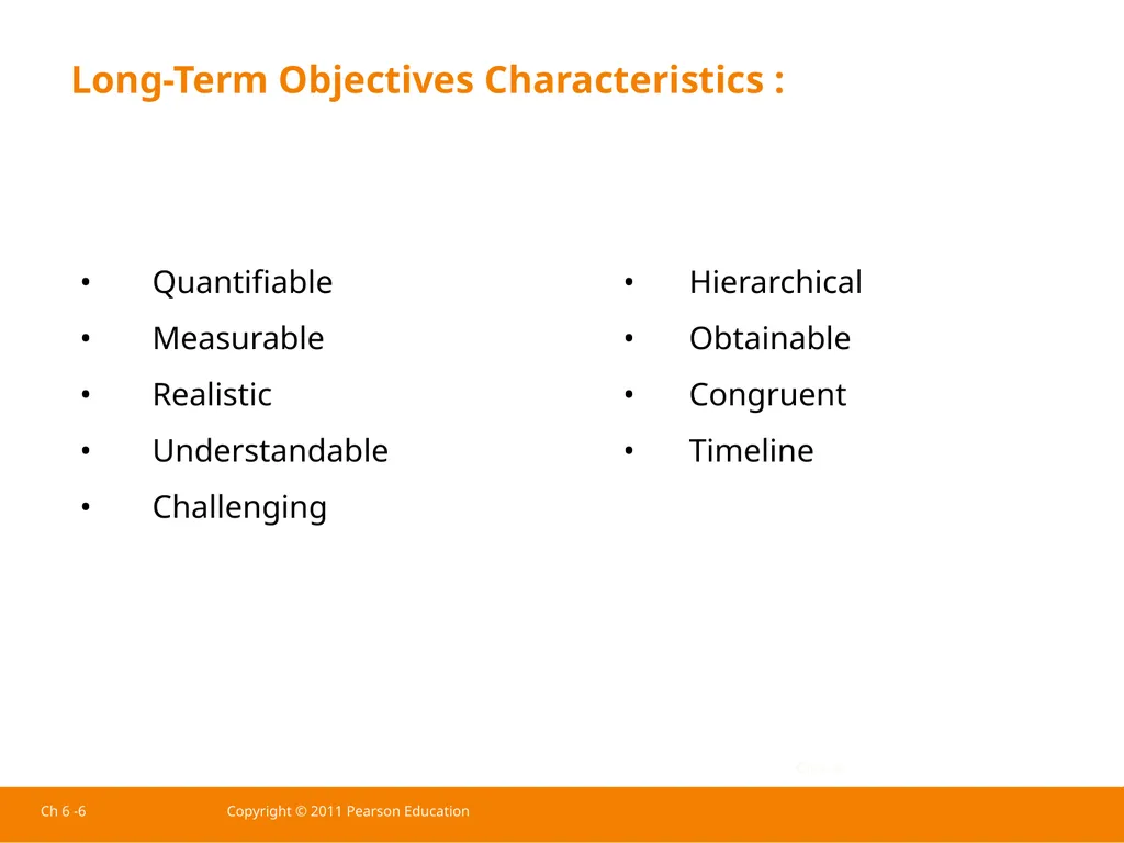Ch 6 -1 Copyright © 2011 Pearson Education - slide 4 of 37