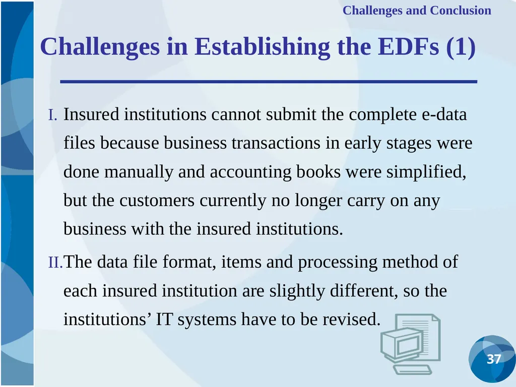 CDIC Taiwan’s Solution to Address Poor Data - slide 37 of 40