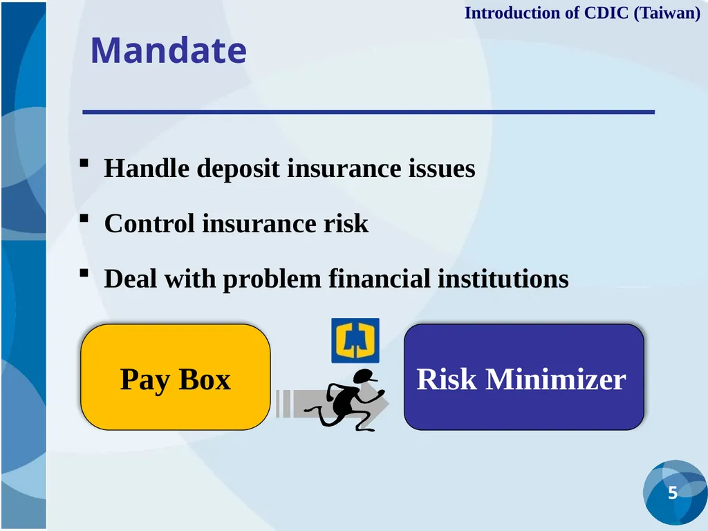 CDIC Taiwan’s Solution to Address Poor Data - slide 5 of 40