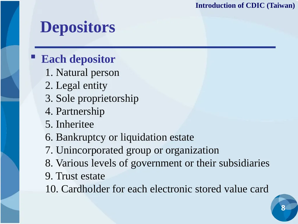 CDIC Taiwan’s Solution to Address Poor Data - slide 8 of 40
