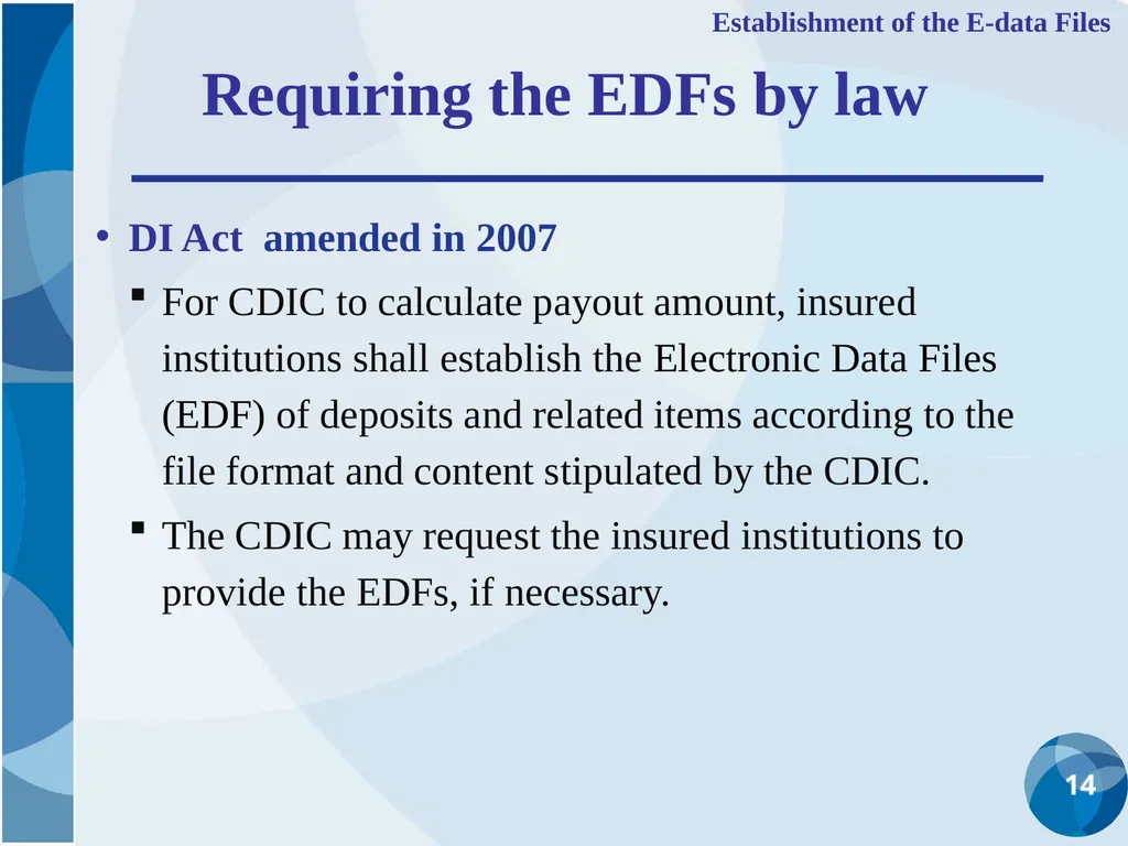 CDIC Taiwan’s Solution to Address Poor Data - slide 14 of 40