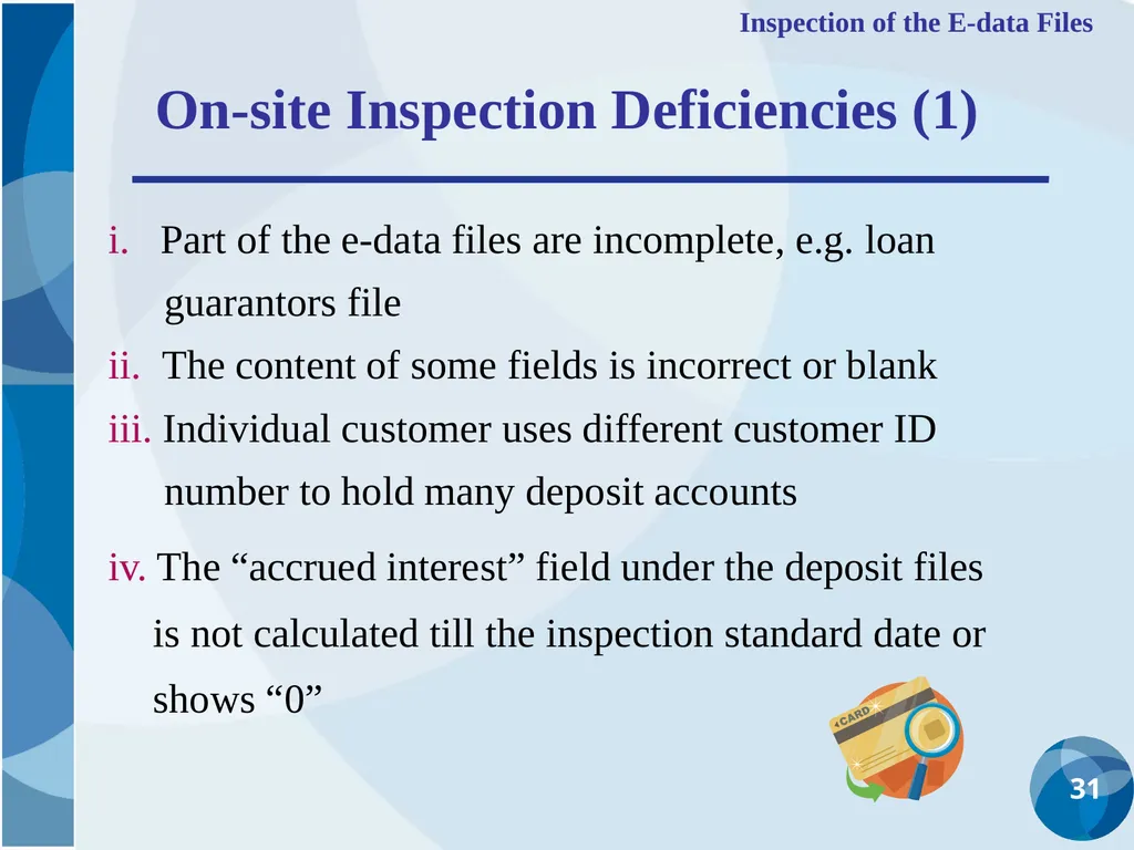 CDIC Taiwan’s Solution to Address Poor Data - slide 31 of 40