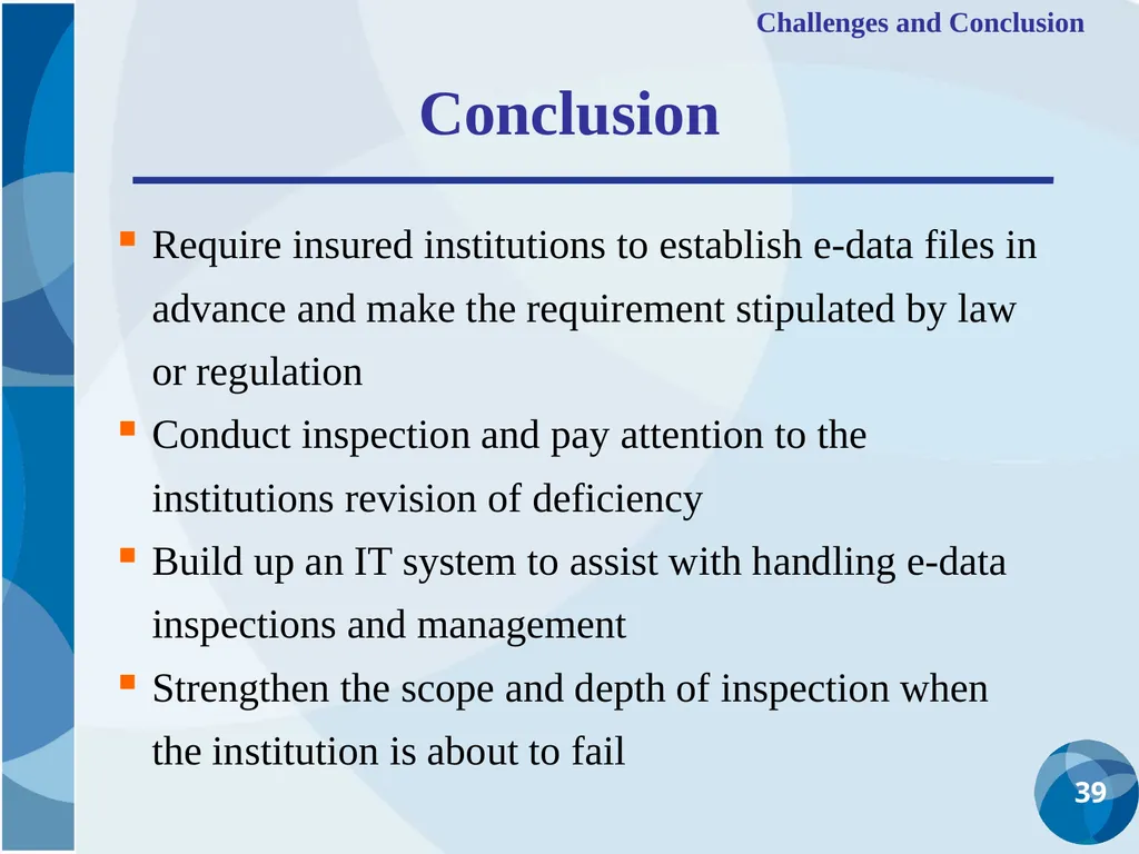 CDIC Taiwan’s Solution to Address Poor Data - slide 39 of 40