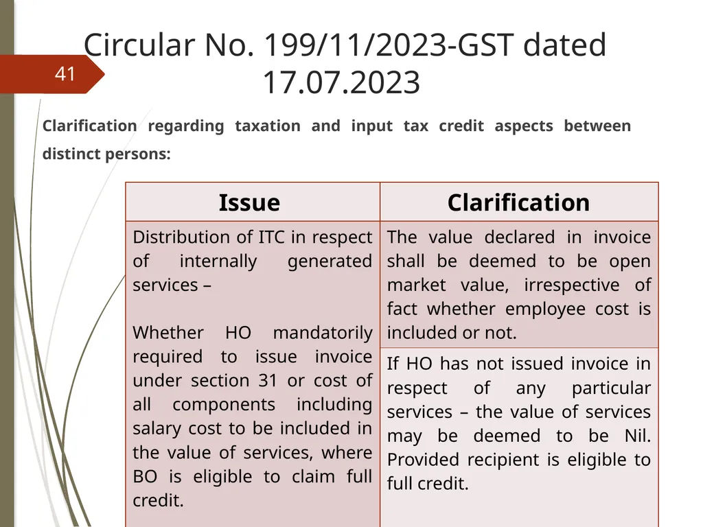 CONTROVERSIES UNDER GST V. Raghuraman Senior - slide 41 of 93