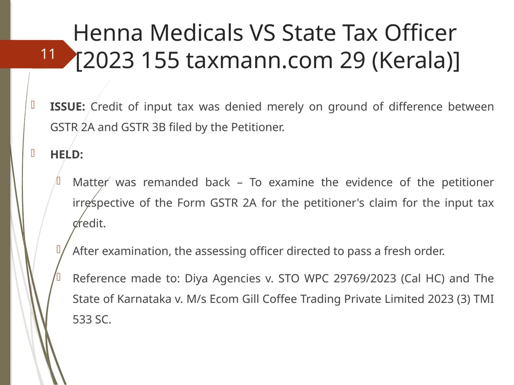 CONTROVERSIES UNDER GST V. Raghuraman Senior - slide 11 of 93