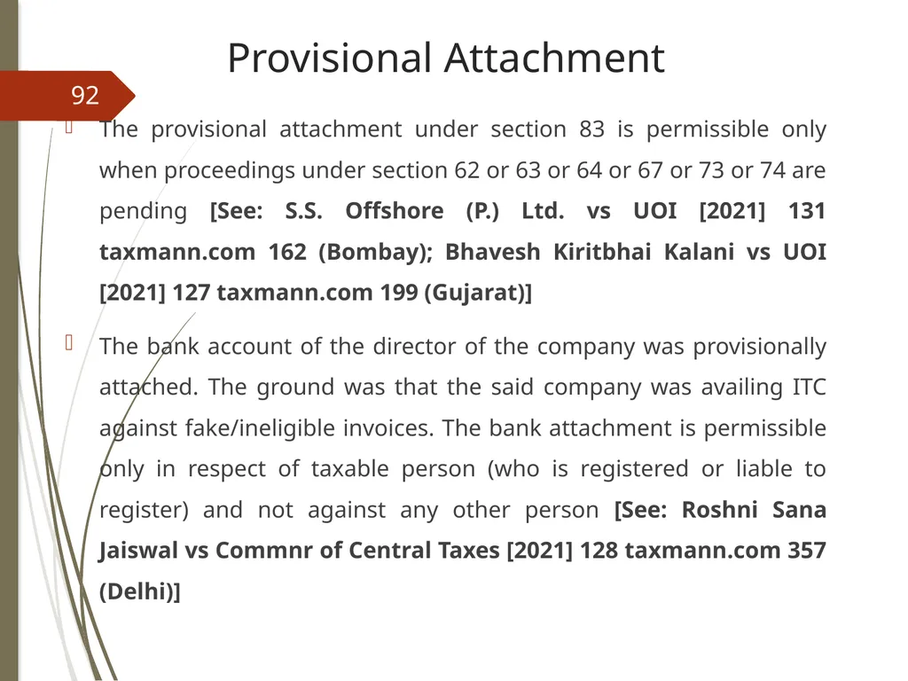 CONTROVERSIES UNDER GST V. Raghuraman Senior - slide 92 of 93