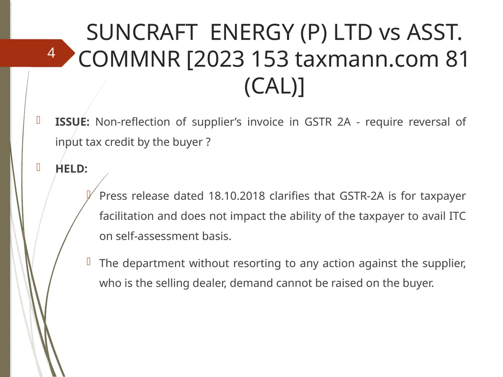 CONTROVERSIES UNDER GST V. Raghuraman Senior - slide 4 of 93