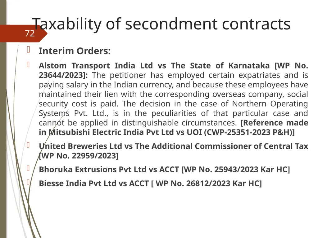 CONTROVERSIES UNDER GST V. Raghuraman Senior - slide 72 of 93