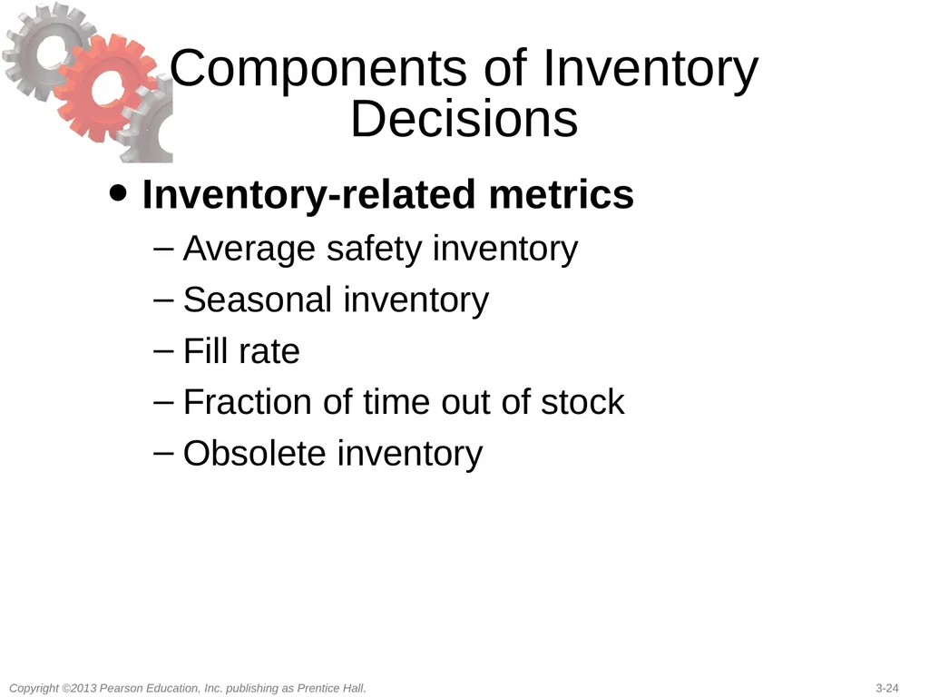 Supply Chain Drivers and Metrics 3 Learning - slide 24 of 49