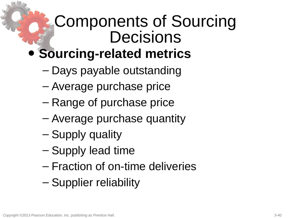 Supply Chain Drivers and Metrics 3 Learning - slide 40 of 49