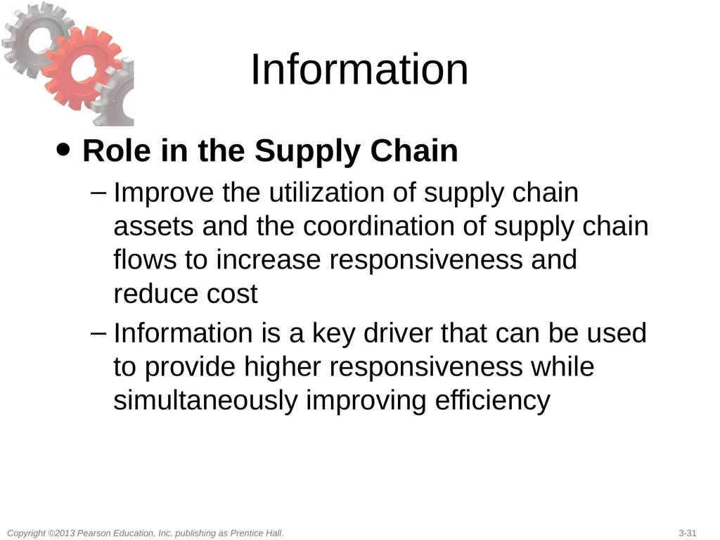 Supply Chain Drivers and Metrics 3 Learning - slide 31 of 49