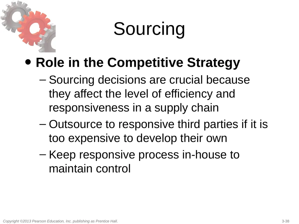 Supply Chain Drivers and Metrics 3 Learning - slide 38 of 49