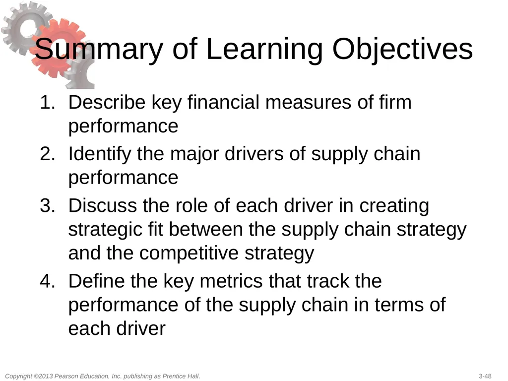 Supply Chain Drivers and Metrics 3 Learning - slide 48 of 49