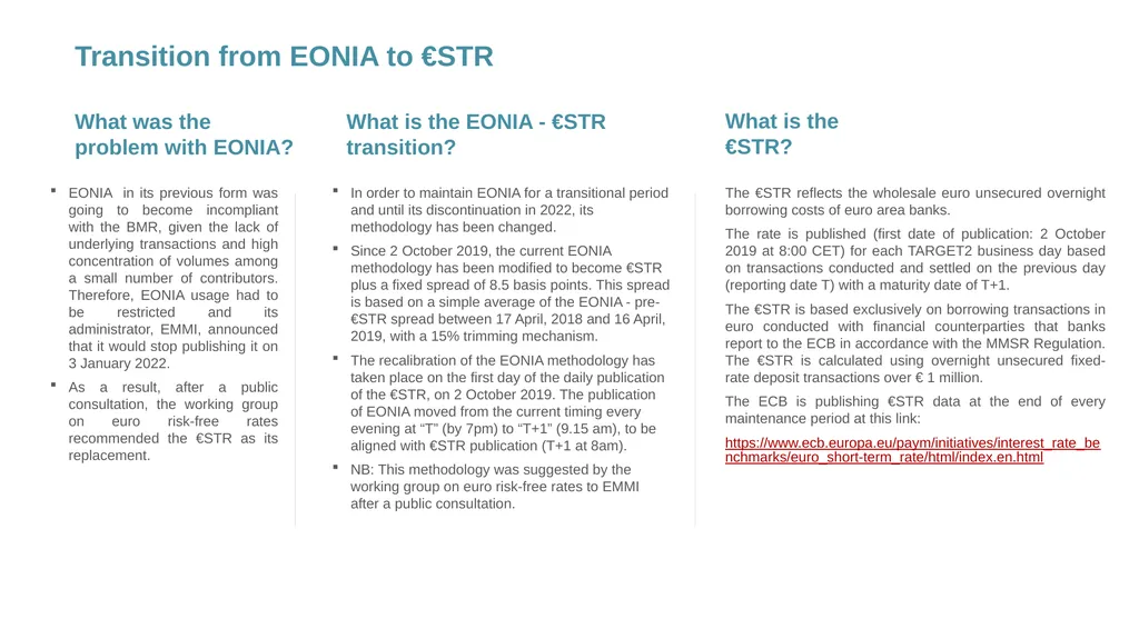 Working Group on Euro Risk-Free Rates Preparing - slide 9 of 26