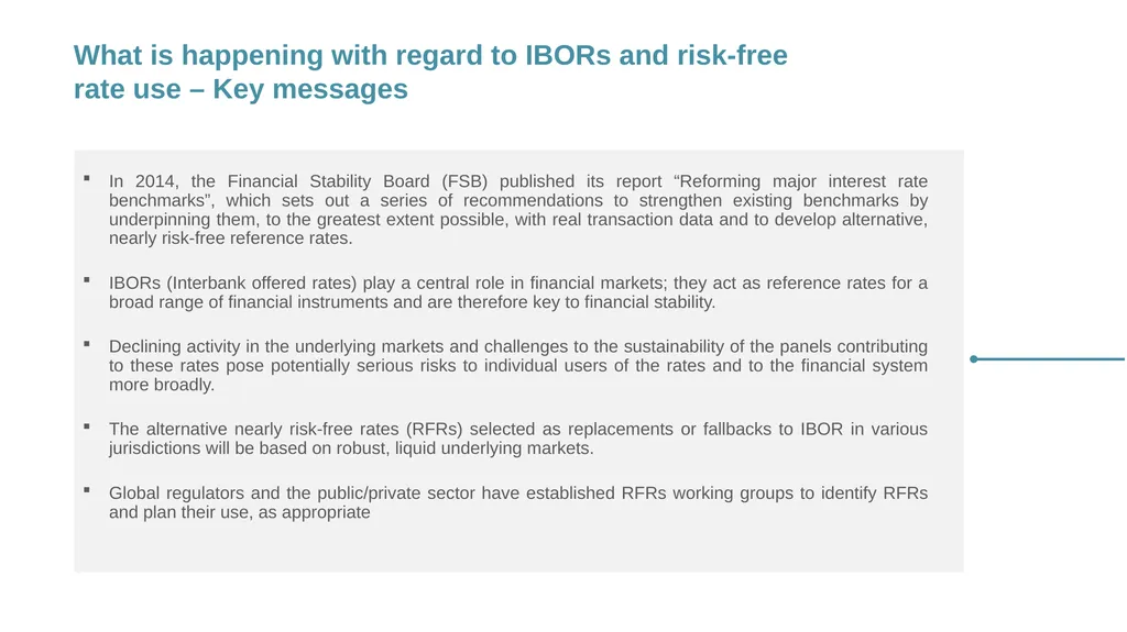 Working Group on Euro Risk-Free Rates Preparing - slide 4 of 26