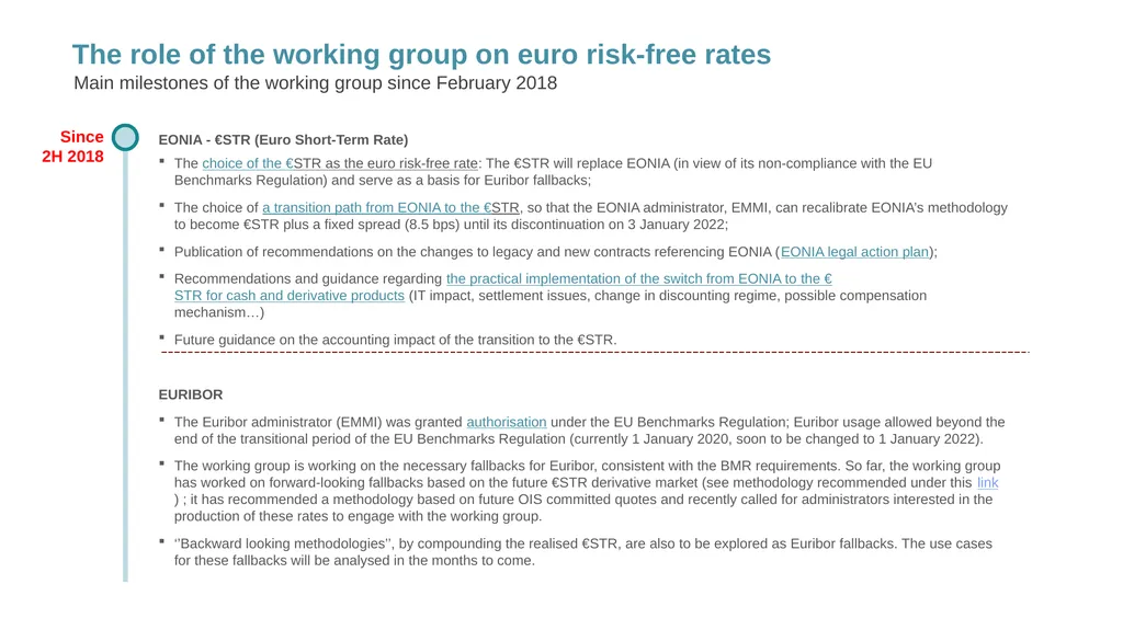 Working Group on Euro Risk-Free Rates Preparing - slide 8 of 26