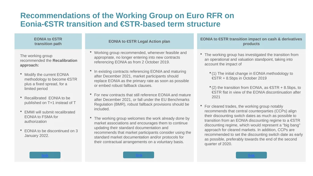 Working Group on Euro Risk-Free Rates Preparing - slide 16 of 26