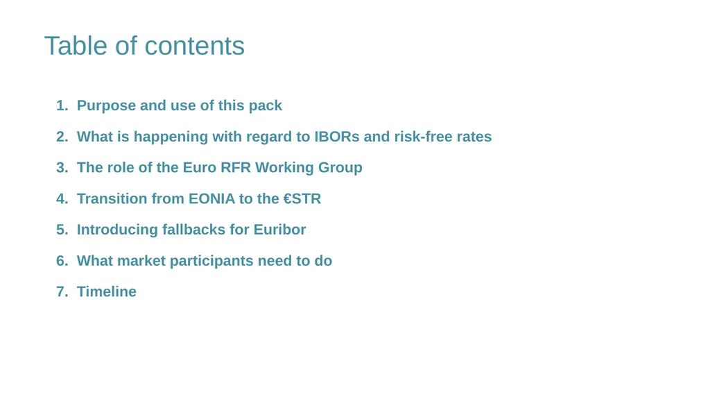 Working Group on Euro Risk-Free Rates Preparing - slide 2 of 26