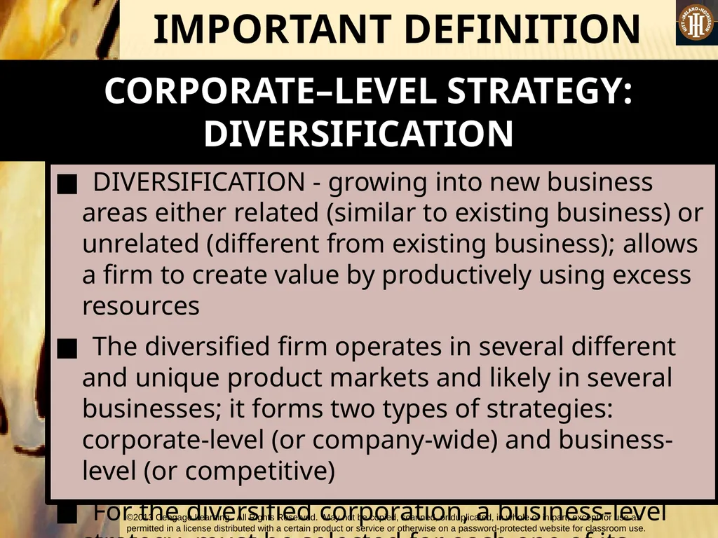 PART 2: STRATEGIC ACTIONS: STRATEGY FORMULATION - slide 12 of 58