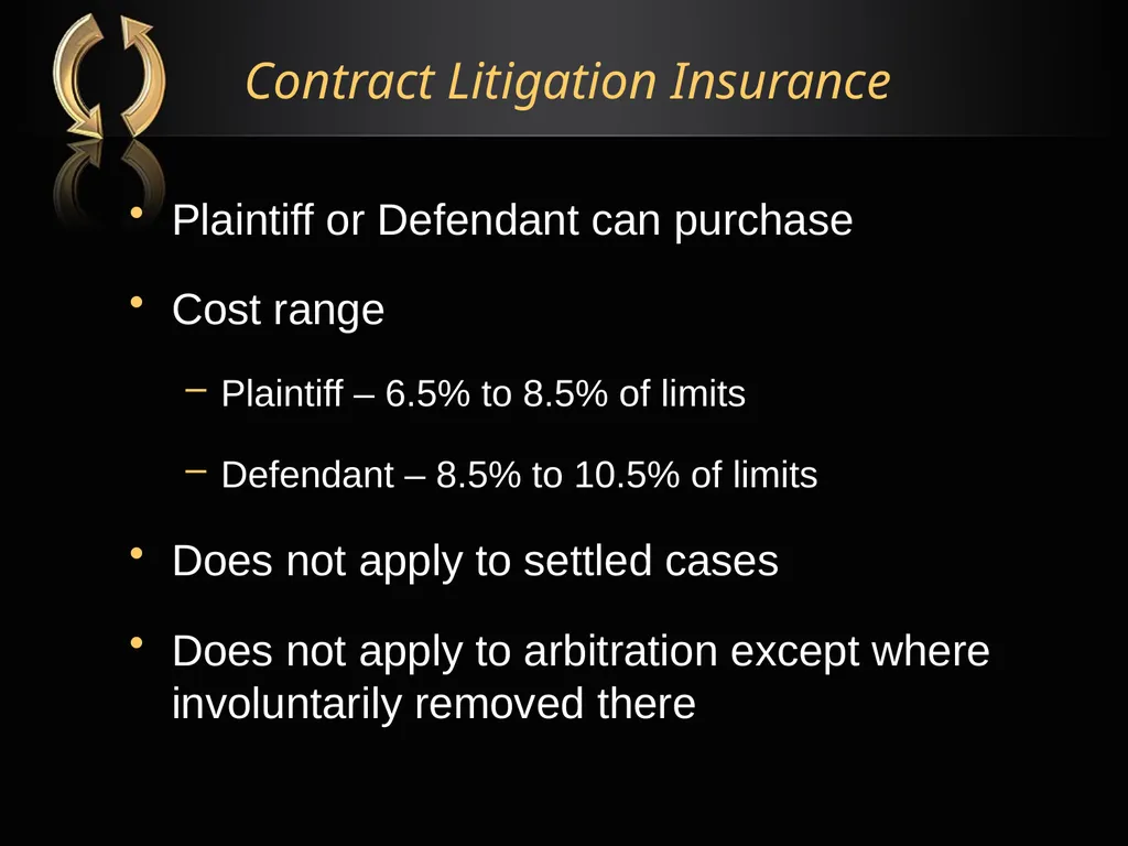The Right Flotation Device: Changes In Insurance - slide 31 of 52