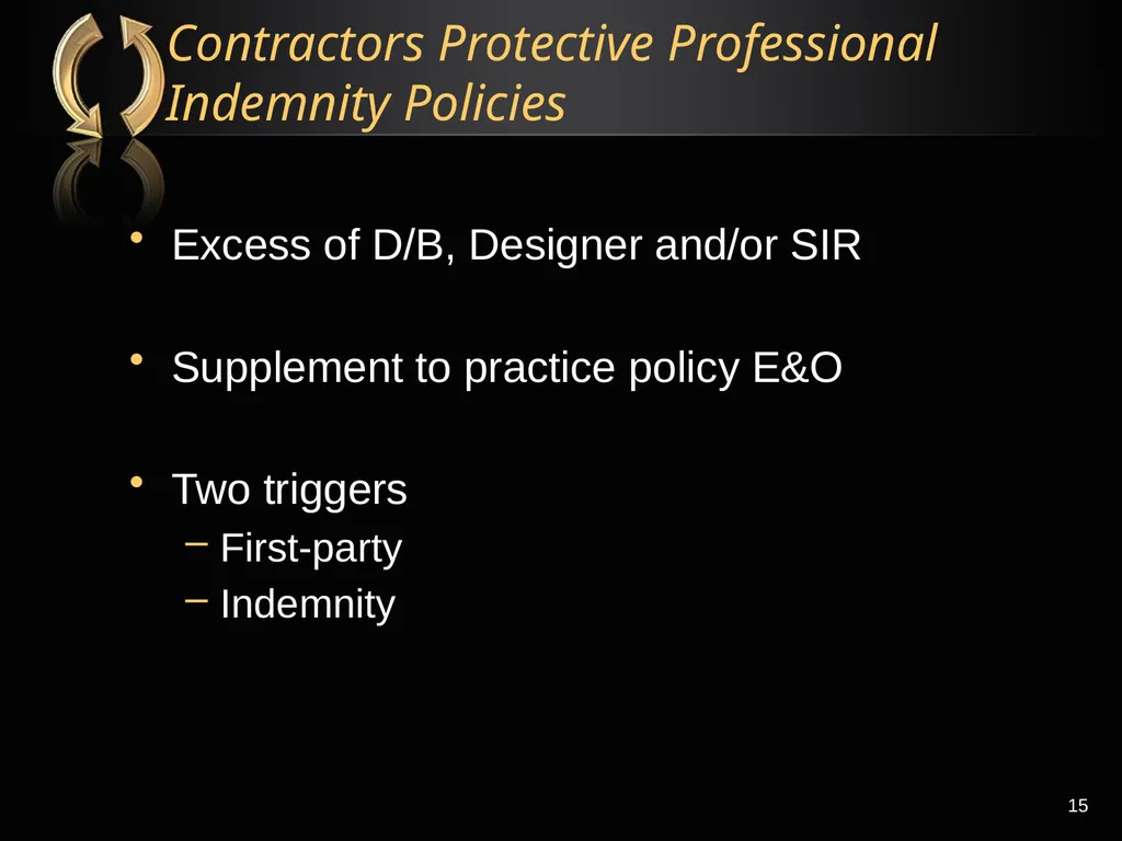 The Right Flotation Device: Changes In Insurance - slide 15 of 52
