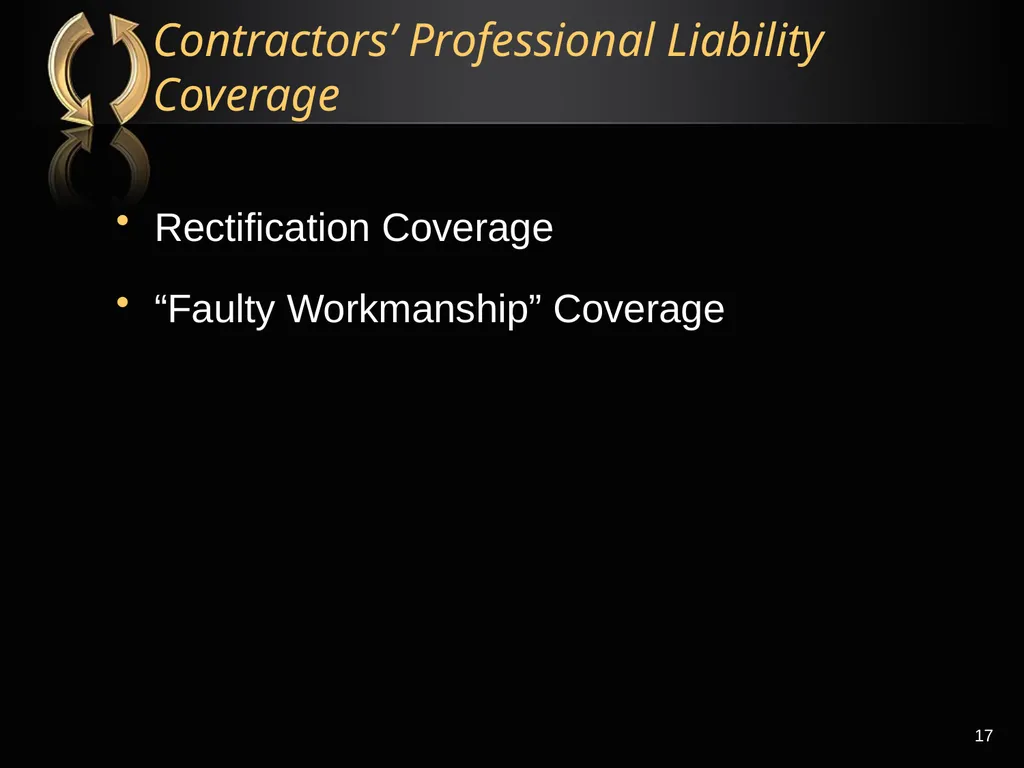 The Right Flotation Device: Changes In Insurance - slide 17 of 52