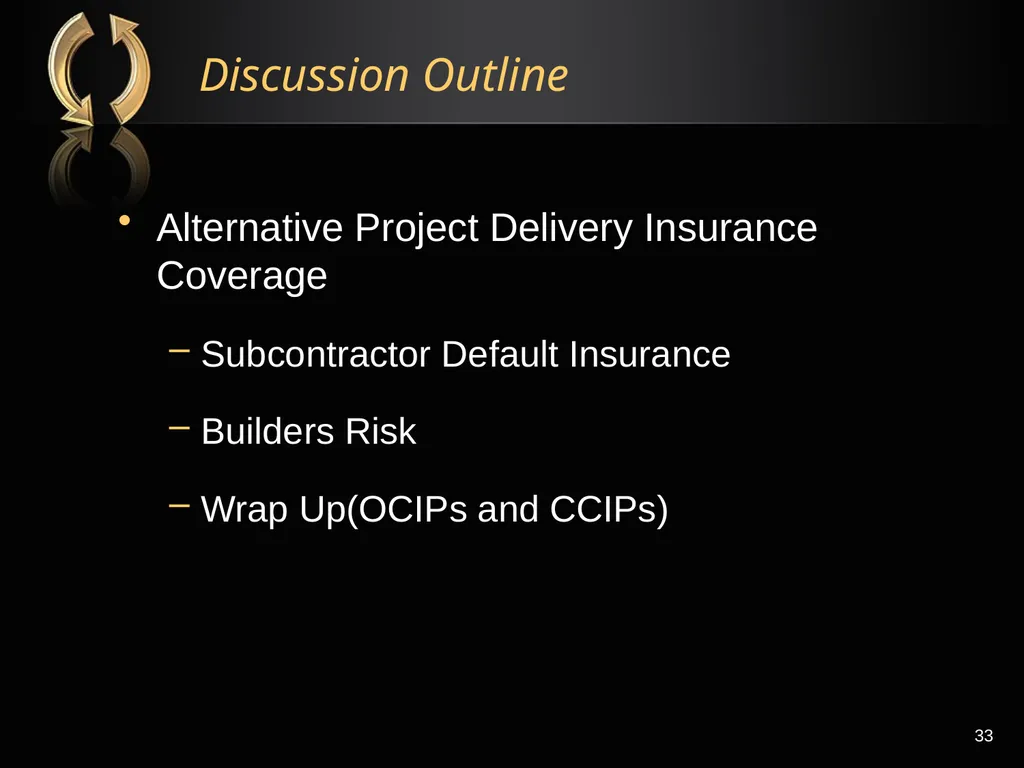 The Right Flotation Device: Changes In Insurance - slide 33 of 52