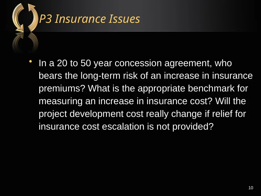 The Right Flotation Device: Changes In Insurance - slide 10 of 52