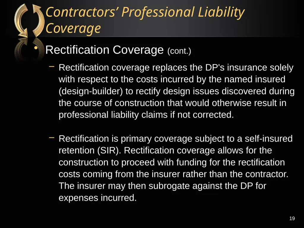 The Right Flotation Device: Changes In Insurance - slide 19 of 52