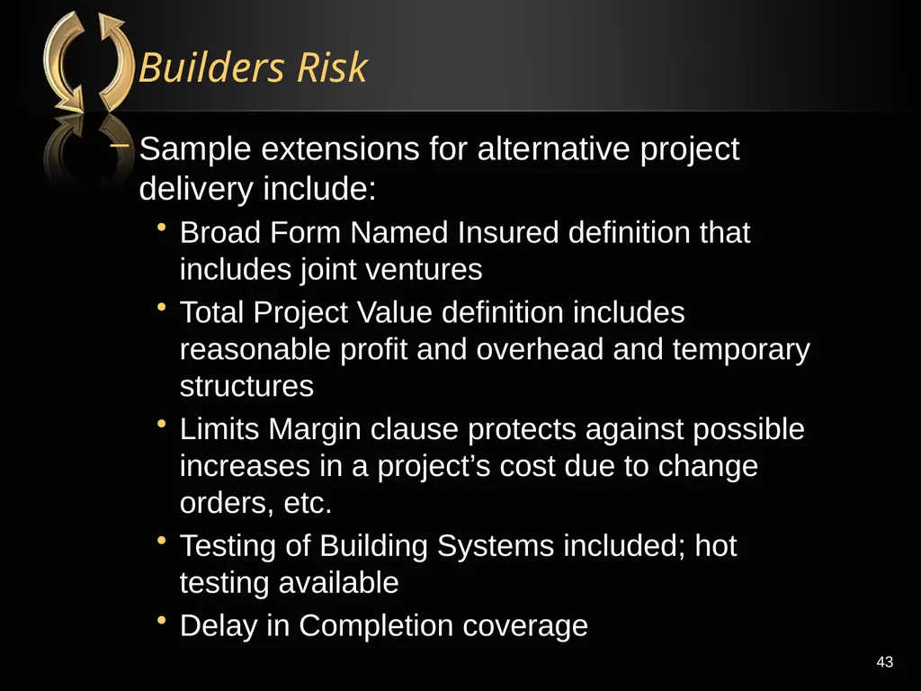 The Right Flotation Device: Changes In Insurance - slide 43 of 52